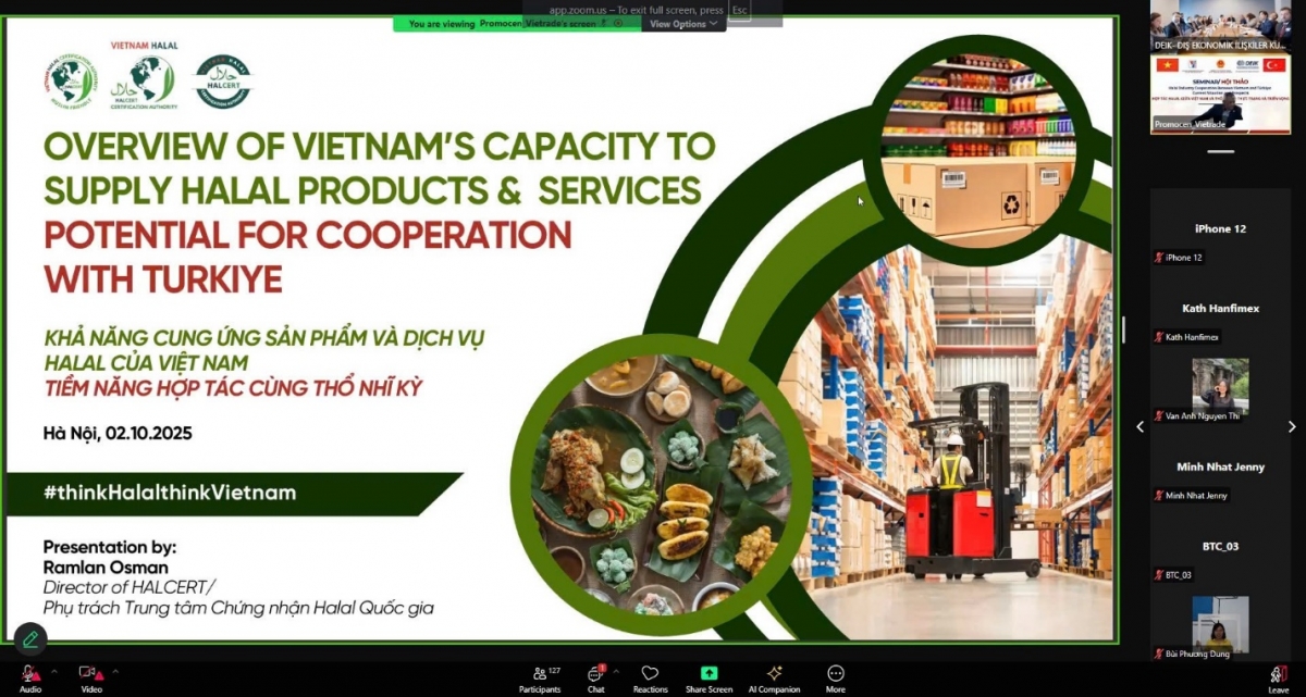 Sản phẩm Halal của Việt Nam đang ngày càng được nhiều người tiêu dùng ưa chuộng