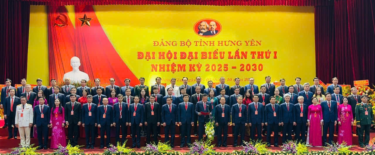 Đại hội đại biểu Đảng bộ tỉnh Hưng Yên lần thứ I, nhiệm kỳ 2025-2030 khai mạc sáng 3.10. 