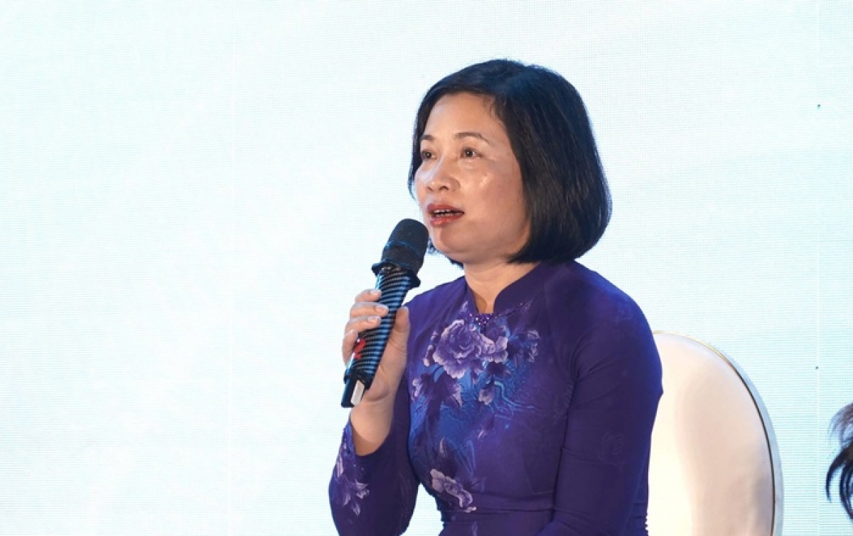 Bà Nguyễn Thị Kim Dung, Ủy viên Đoàn Chủ tịch, Phó Trưởng ban Thường trực Ban Công tác Phụ nữ, Hội Liên hiệp Phụ nữ Việt Nam - Ảnh: Trường Hùng