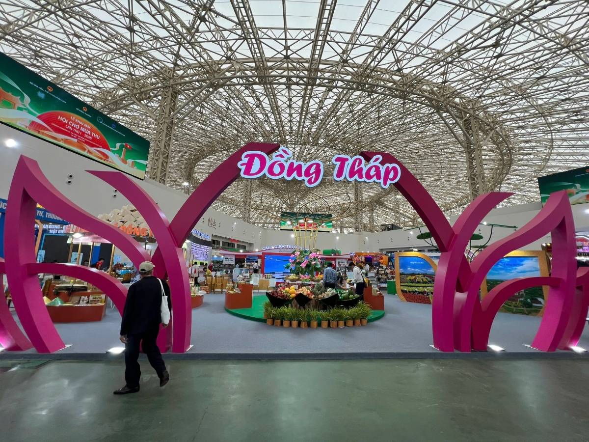 Gian hàng của tỉnh Đồng Tháp