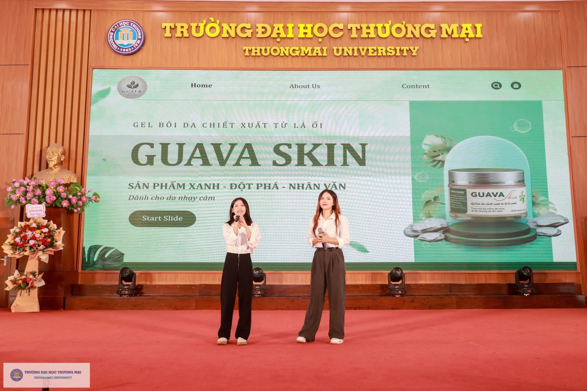 Dự án Guava Skin của sinh viên Viện Kế toán – Kiểm toán đoạt giải nhất cuộc thi 