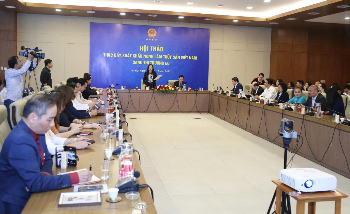 Hội thảo “Thúc đẩy xuất khẩu nông lâm thuỷ sản Việt Nam sang thị trường EU”