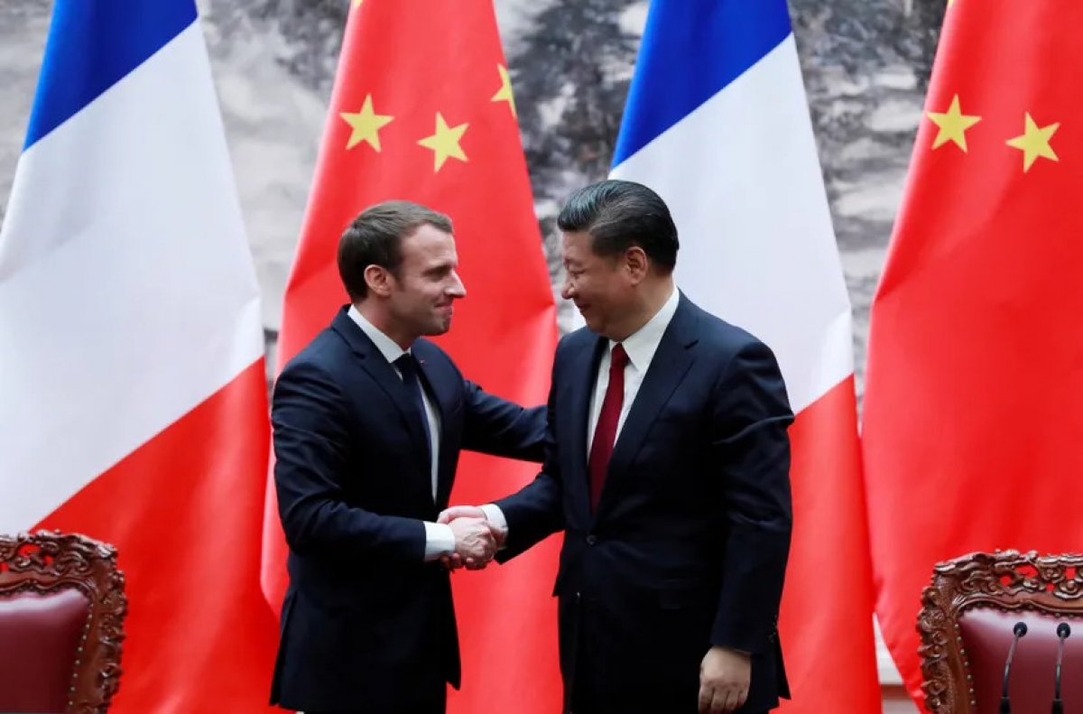 Theo kế hoạch, ông Emmanuel Macron sẽ có cuộc hội đàm trực tiếp với Chủ tịch Trung Quốc Tập Cận Bình để thúc đẩy xử lý “những hồ sơ lớn mang tính quyết định” trong quan hệ Pháp - Trung và các vấn đề toàn cầu
Ảnh: La Croix