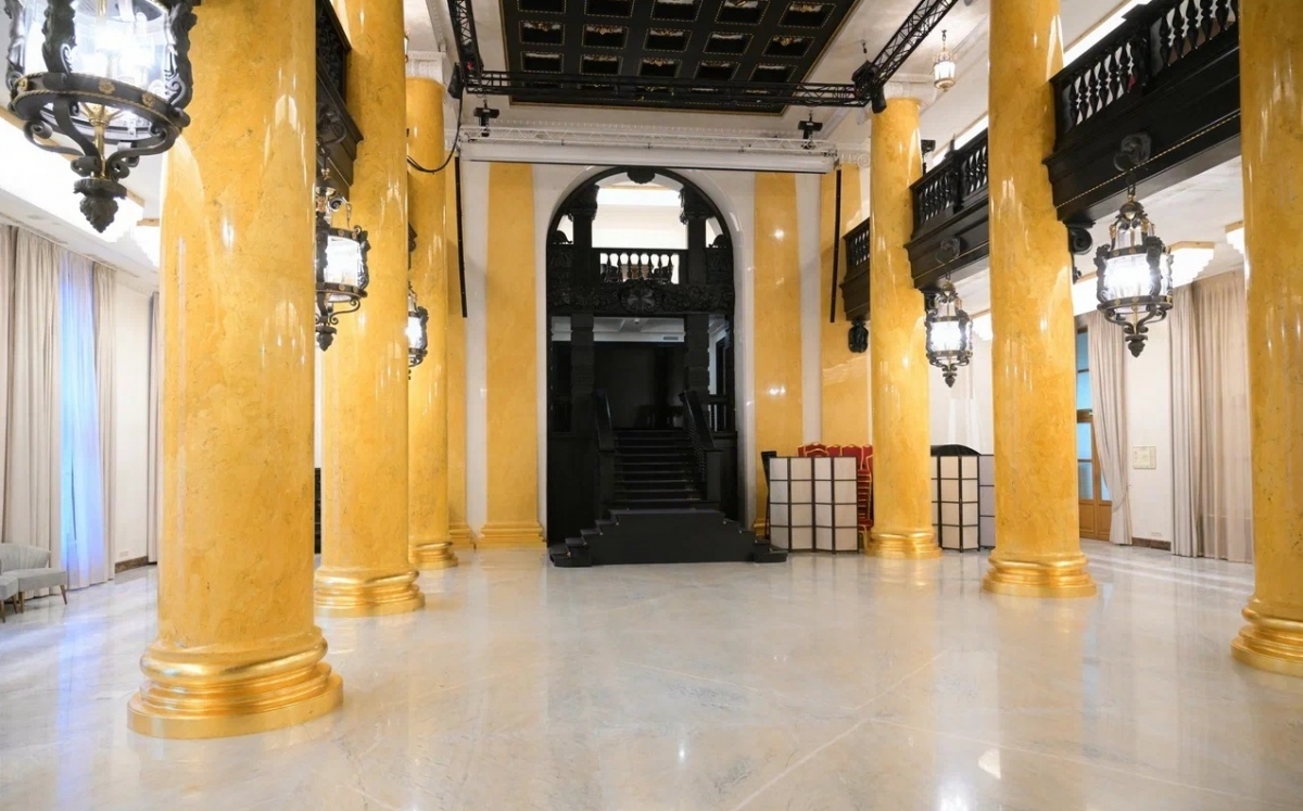 Một góc trong khách sạn Wawelberg 5 sao trên đại lộ Nevsky.