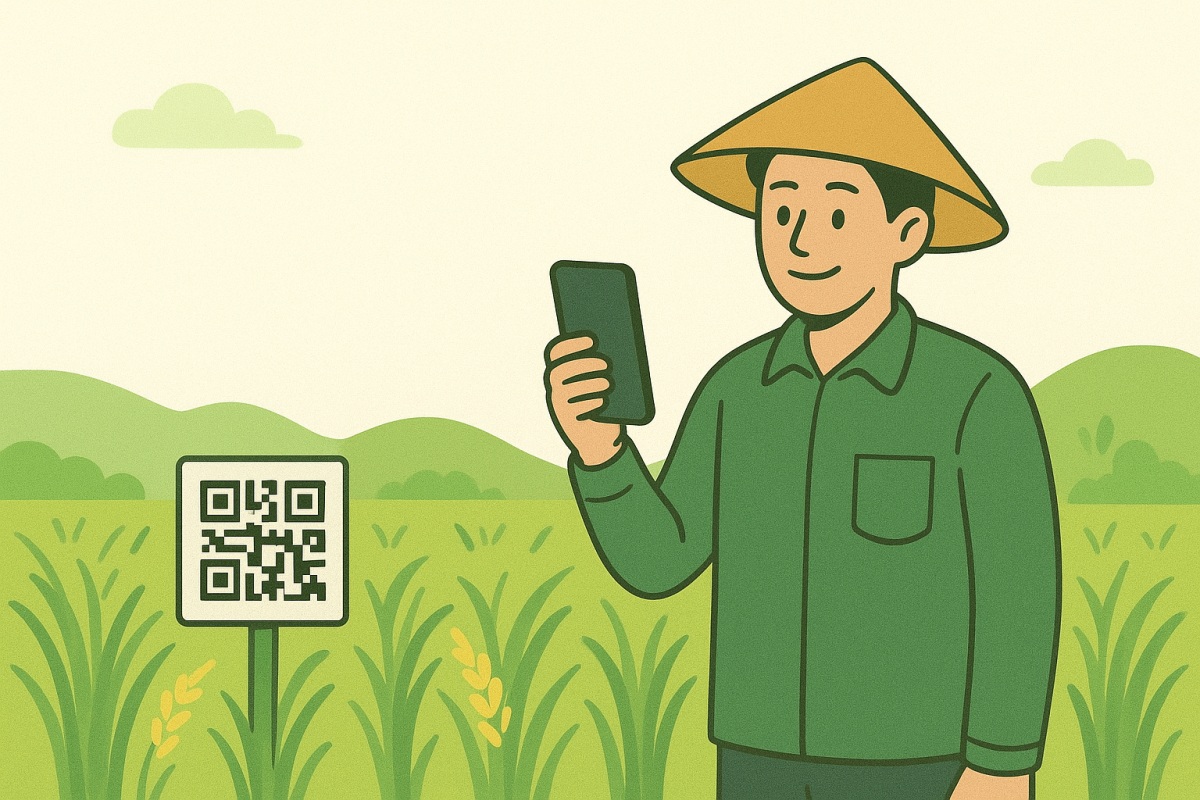 Chiếc điện thoại thông minh như một “dụng cụ lao động” mới của người nông dân