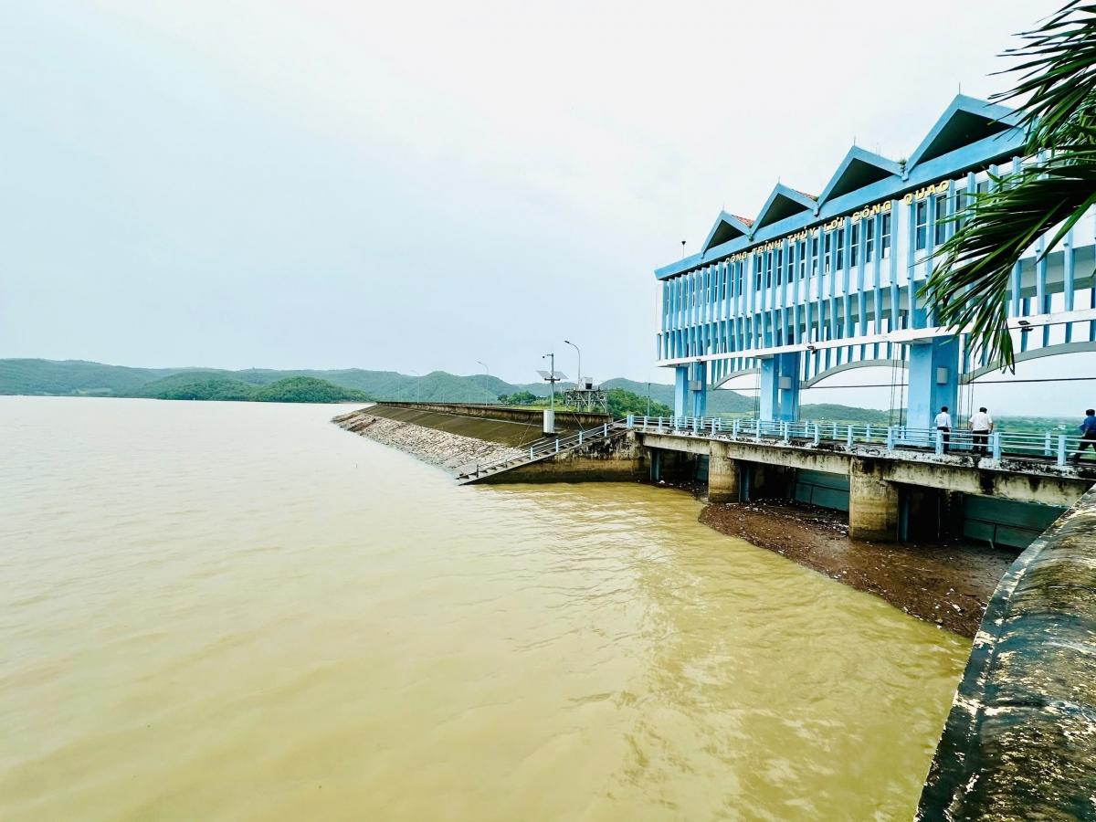 Hồ Sông Quao ở xã Hàm Thuận Bắc. Ảnh: B.H.