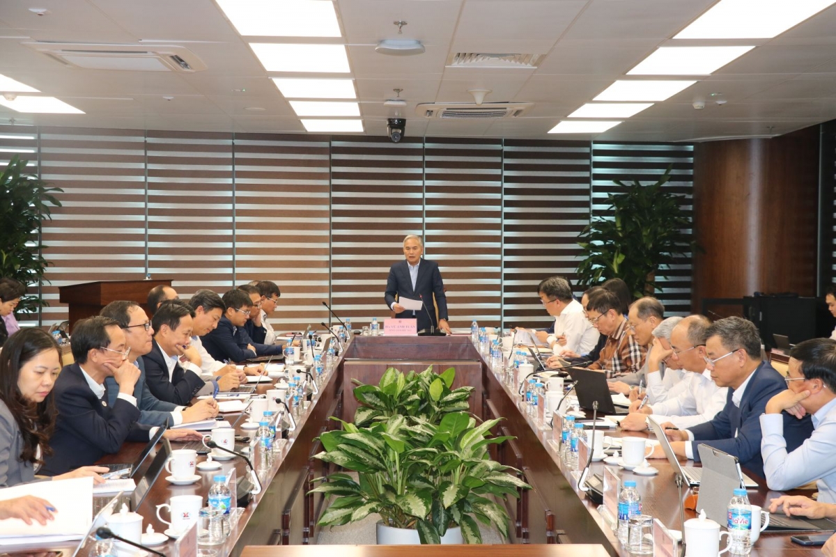 Tổng Giám đốc TKV Vũ Anh Tuấn chủ trì Hội nghị giao ban trực tuyến điều hành sản xuất tháng 11/2025 ngày 04/11/2025 (ảnh Vinacomin).