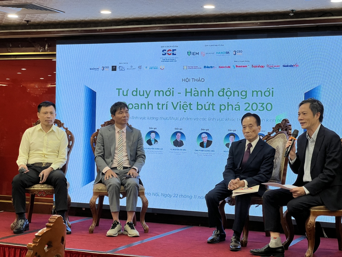 Các chuyên gia tham gia phiên Toạ đàm.