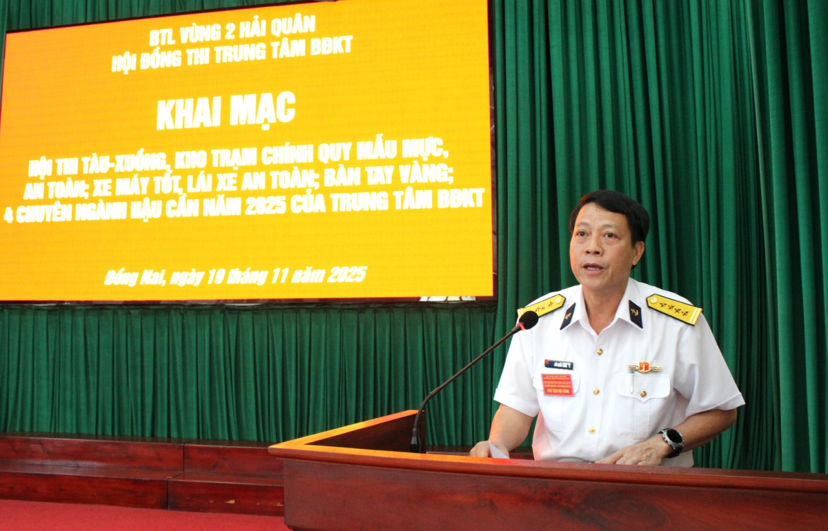 Đại tá Bùi Quốc Kiên, Chỉ huy trưởng, Trưởng Ban Tổ chức Hội thi phát biểu khai mạc