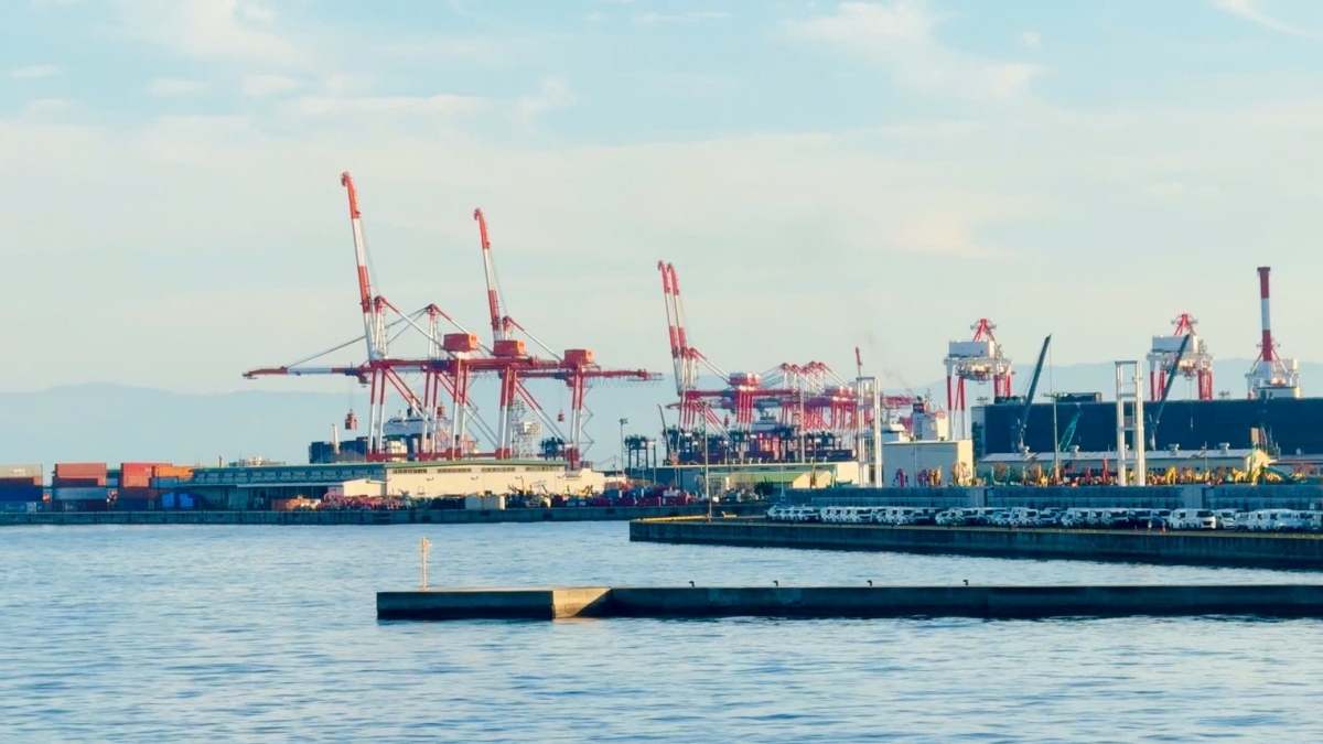 Cảng Kobe – một trong những cảng biển lâu đời và có quy mô lớn nhất Nhật Bản