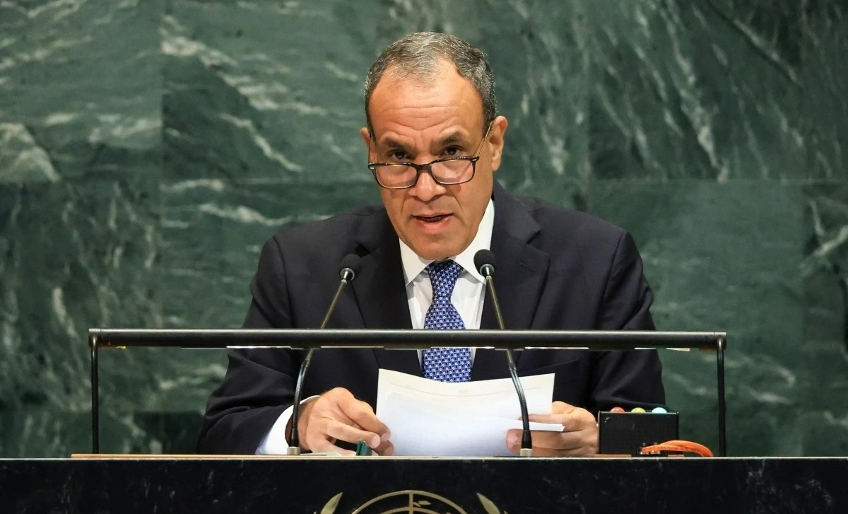 Ngoại trưởng Ai Cập Badr Abdelatty. (Ảnh: Reuters)