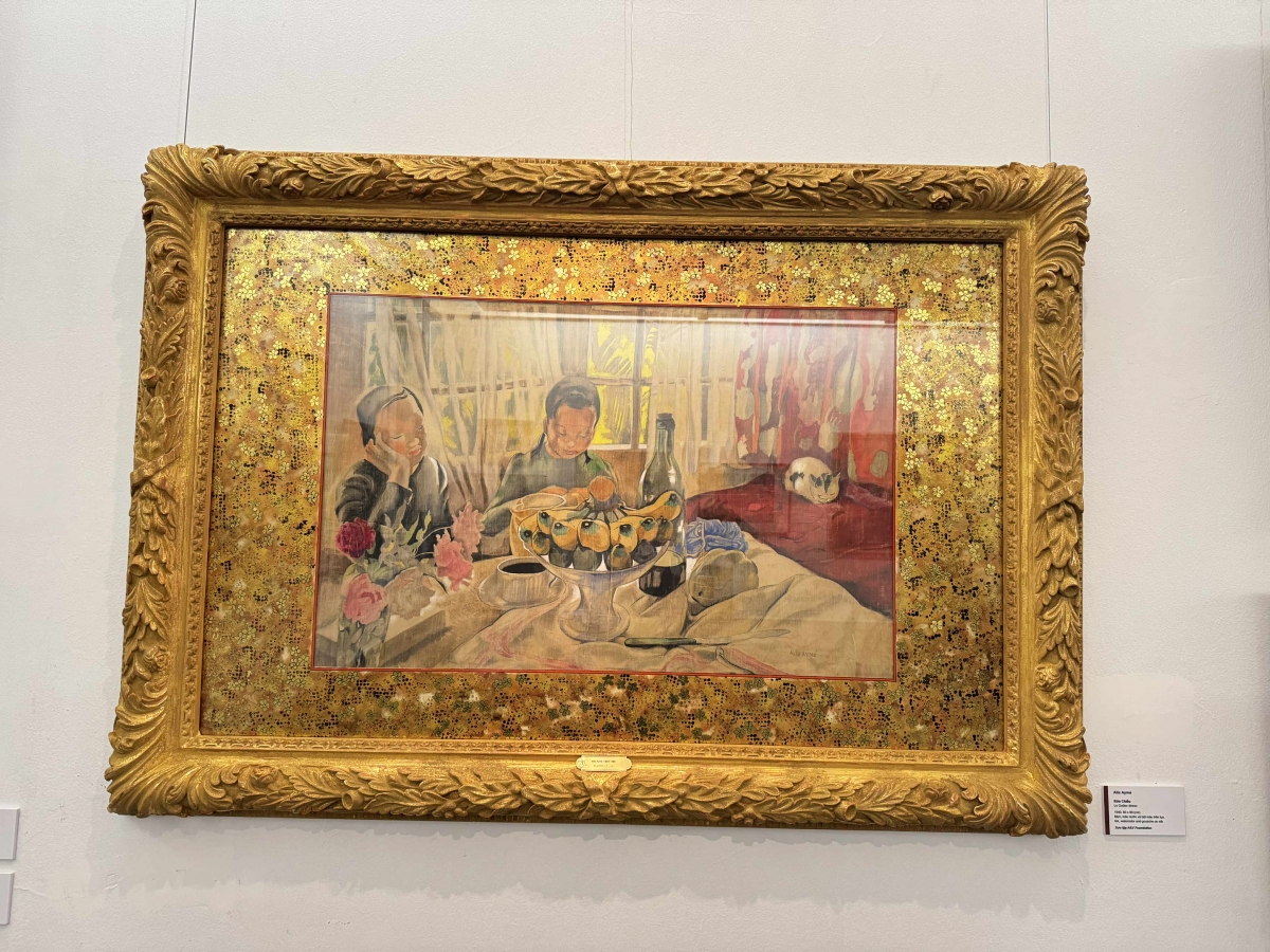 Trưng bày gồm có một số tác phẩm của các thế hệ hiệu trưởng người Pháp