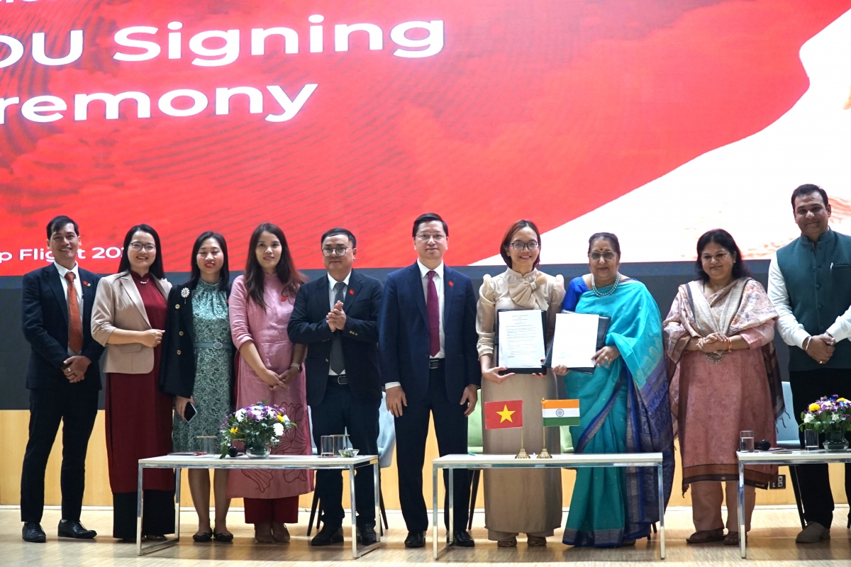 Các trung tâm khởi nghiệp, đổi mới sáng tạo của Việt Nam và Ấn Độ ký thỏa thuận hợp tác tại buổi lễ
