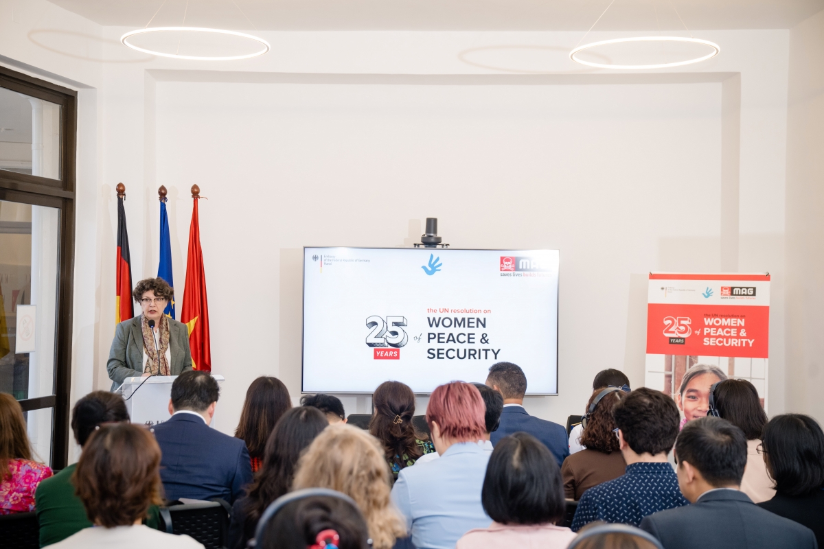 Đại sứ Đức tại Việt Nam Helga Margarete Barth đánh giá cao cam kết của Việt Nam
đối với chủ nghĩa đa phương