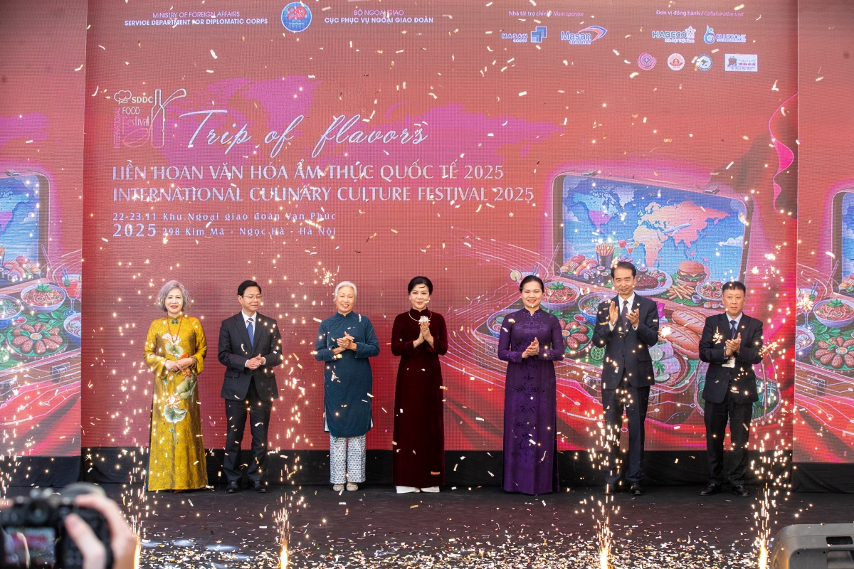 Liên hoan Văn hóa Ẩm thực quốc tế 2025 chính thức khai mạc sáng ngày 23-11