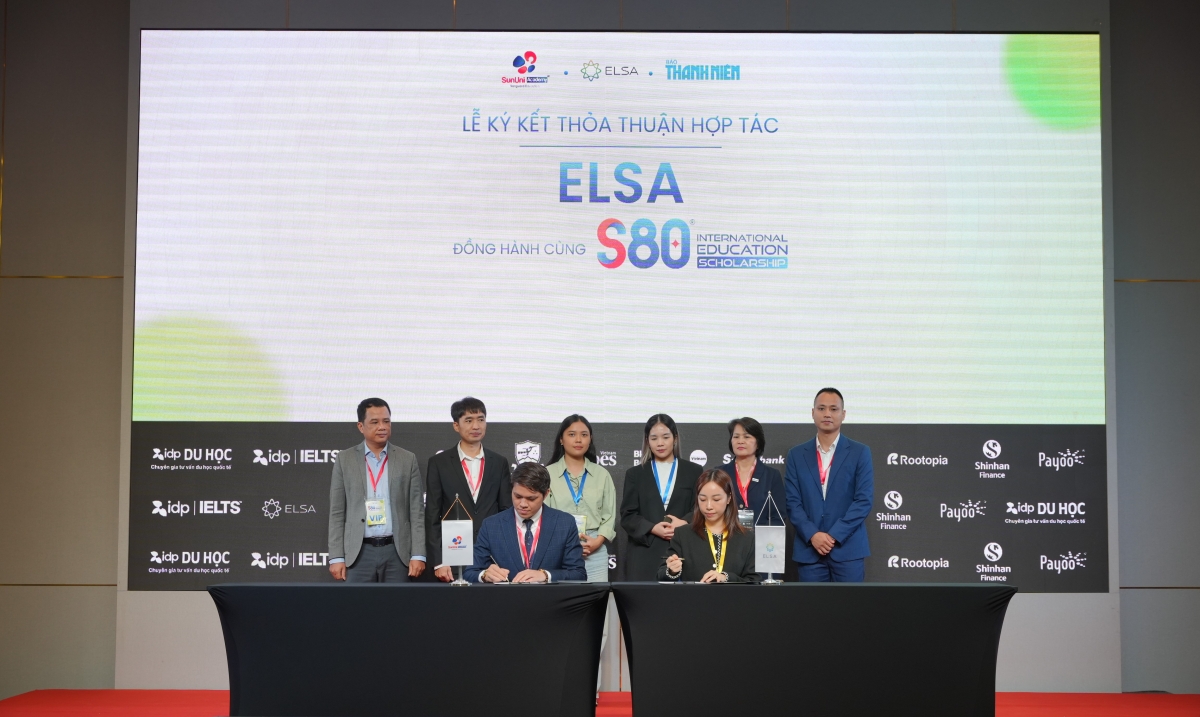 Lễ ký kết hợp tác đồng hành tài trợ học bổng S80 giữa các đơn vị