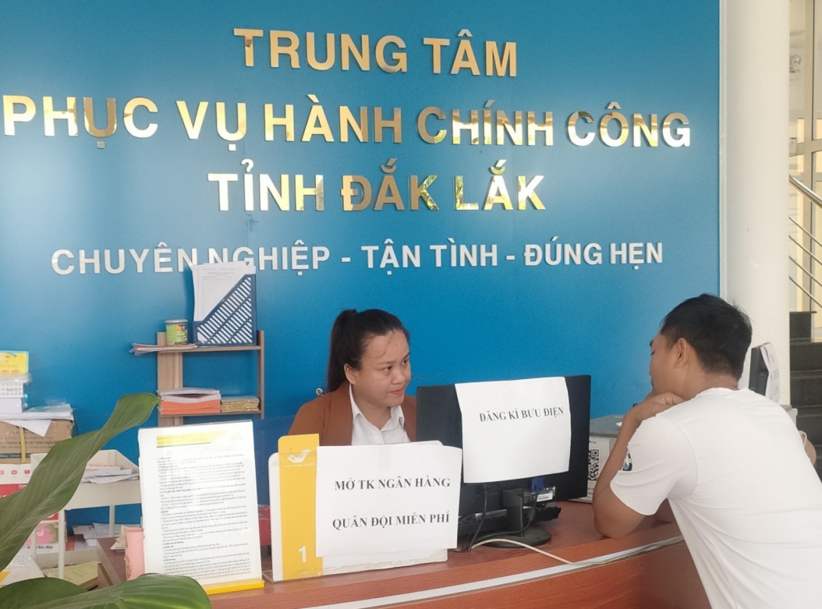 Quá trình giải quyết thủ tục hành chính của tỉnh Đắk Lắk được đánh giá ở mức khá so với mặt bằng chung của cả nước.