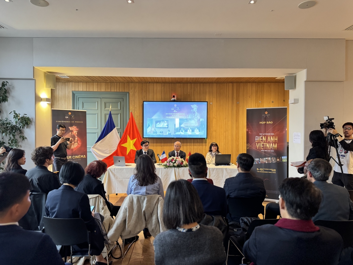 Quang cảnh buổi họp báo - Ảnh: Anh Tuấn/VOV