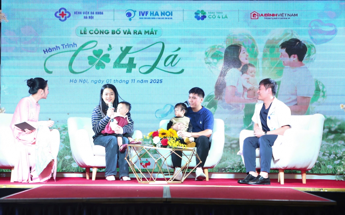 Tại buổi lễ, nhiều câu chuyện xúc động về hành trình tìm con được các gia đình, cùng các bác sĩ chia sẻ