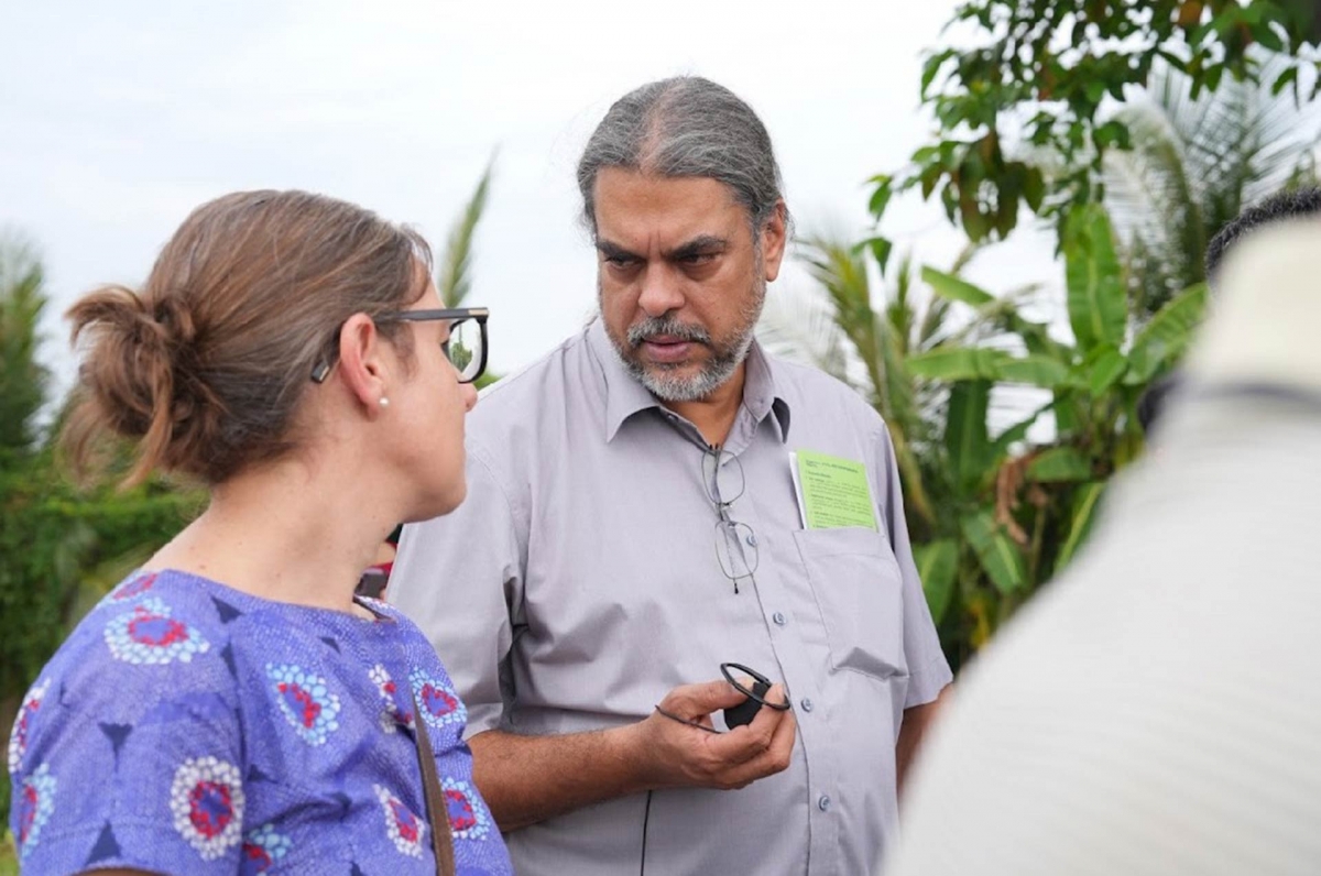 Ông Oemar Idoe - Đại diện cho Giám đốc Quốc gia GIZ Việt Nam và bà Sonja Esche, Giám đốc Dự án GIC, Trưởng nhóm nông nghiệp, Tổ chức Hợp tác Quốc tế Đức GIZ.