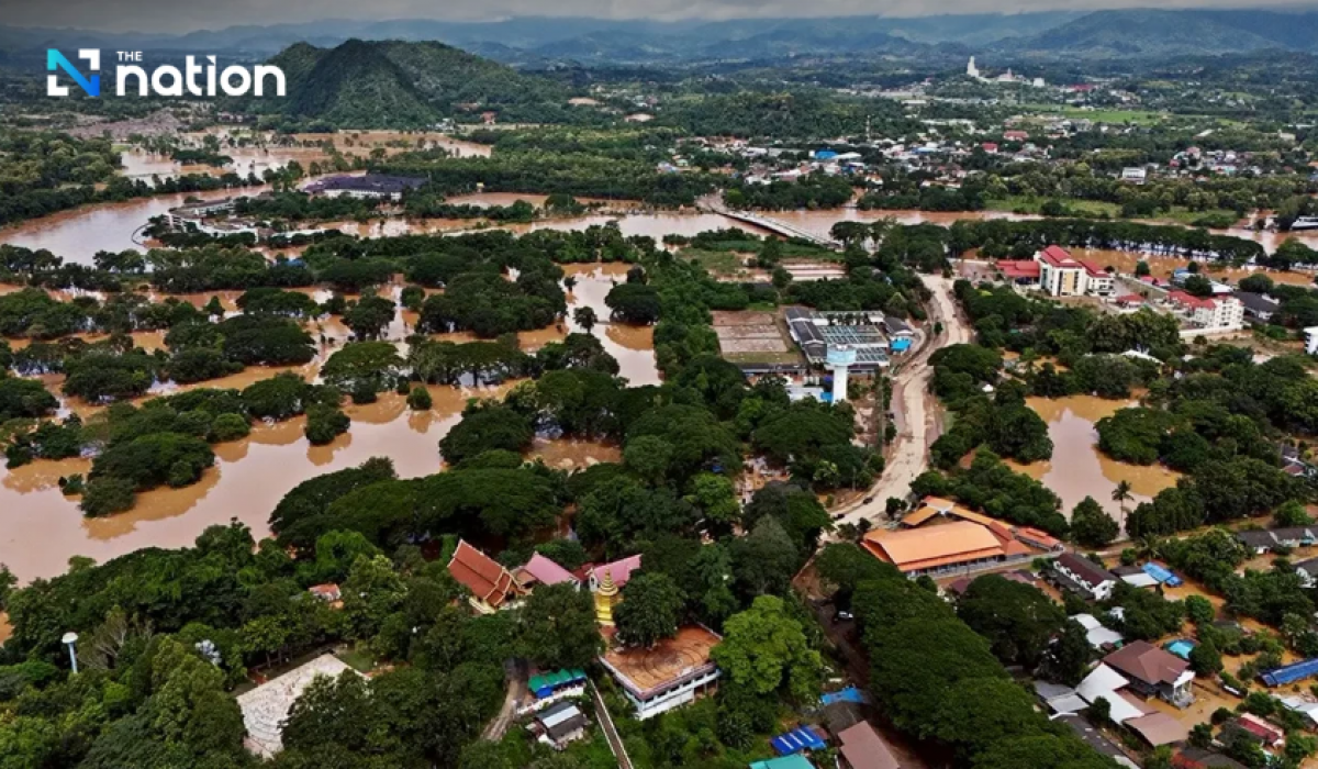 Ảnh tình trạng lũ tại tại miền Nam Thái Lan - Nguồn The Nation