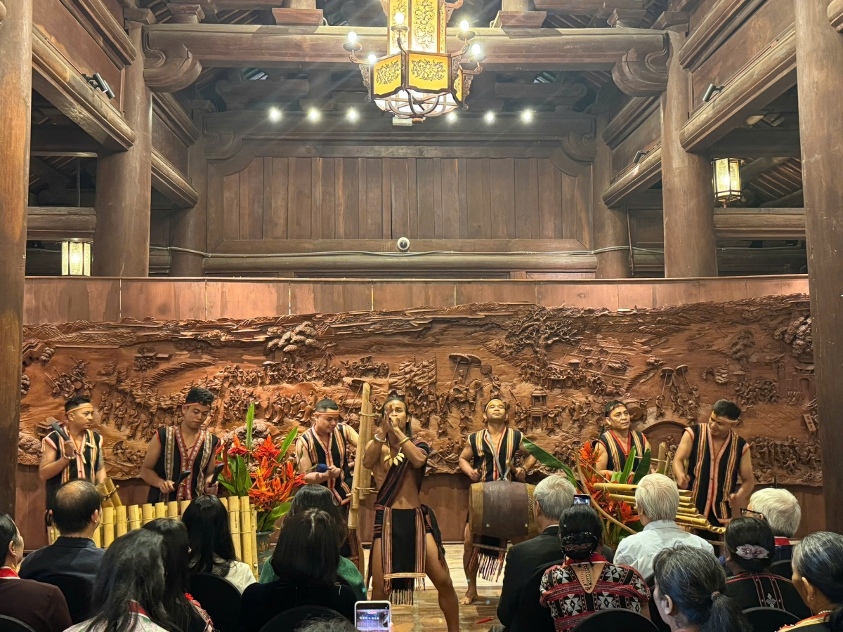 Chương trình "Hội tụ di sản" mở đầu cho chuỗi các hoạt động Festival Thăng Long- Hà Nội 2025 tại Văn miếu- Quốc Tử Giám