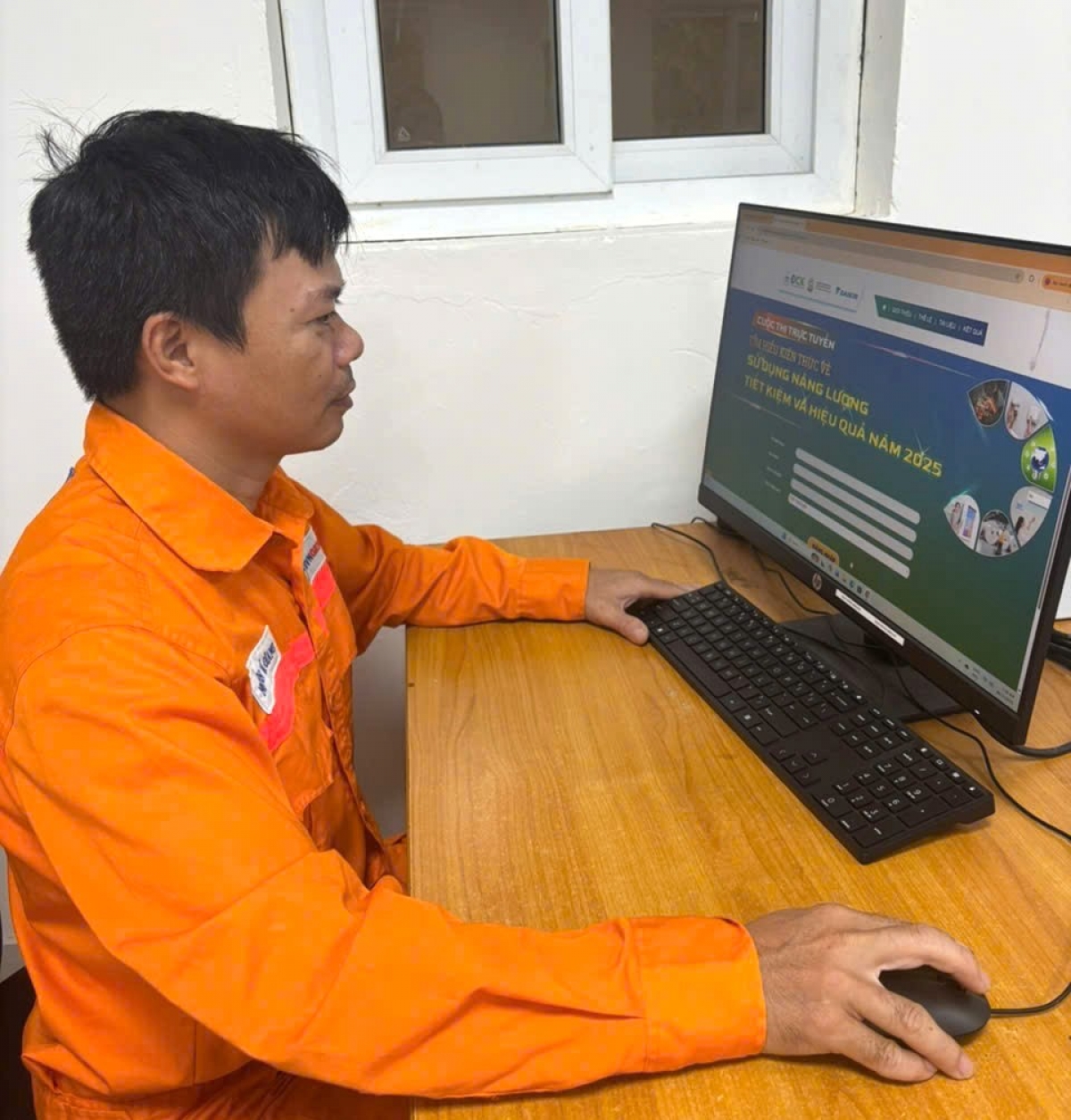 Anh Nguyễn Bá Giang - Phân xưởng Sửa chữa, Công ty Thuỷ điện Đồng Nai 