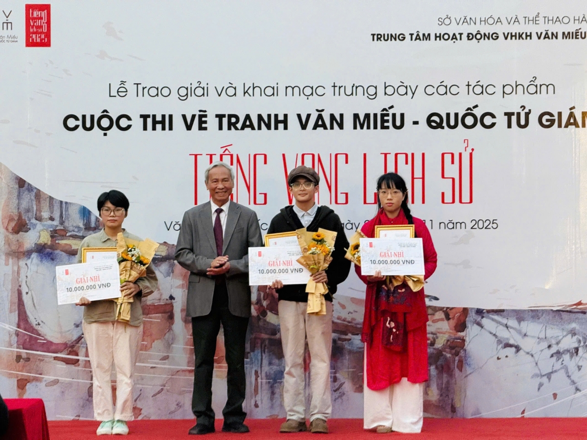 Các thí sinh đạt giải nhì tại cuộc thi