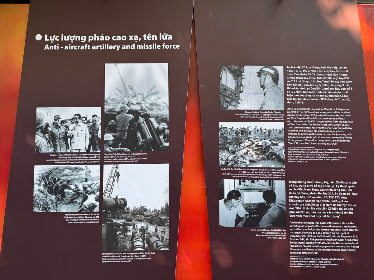 Trưng bày giới thiệu hình ảnh lực lượng các chiến sỹ tham gia chiến đấu 