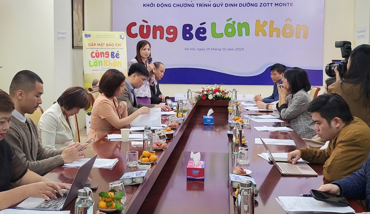 Lễ khởi động chương trình “Zott Monte - Cùng bé lớn khôn 2025”