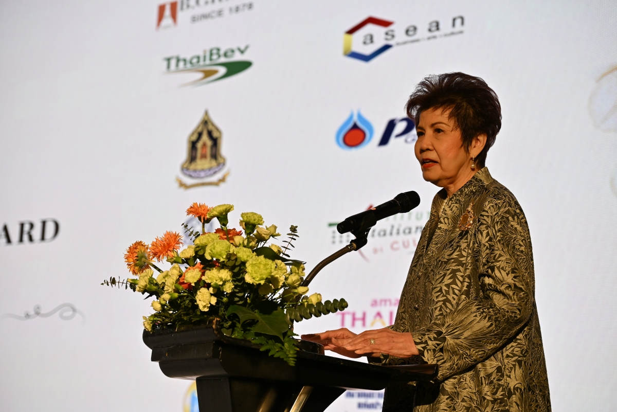 Bà Khunying Dhipavadee Meksawan, Chủ tịch Ban tổ chức Giải thưởng Văn học Đông Nam Á "SEA Write". Ảnh: Quốc Hùng