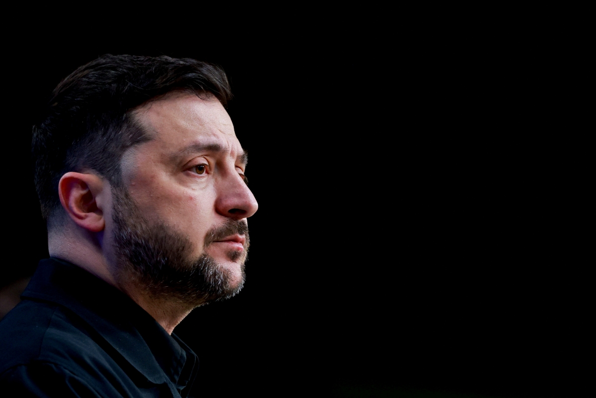 Tổng thống Ukraine Volodymyr Zelensky (Ảnh: Reuters)