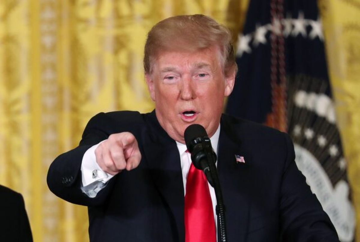 Tổng thống Mỹ Donald Trump công bố sáng kiến đầy tham vọng United States Tech Force (USTF) - tạm dịch Lực lượng Công nghệ Mỹ. Ảnh: REUTERS