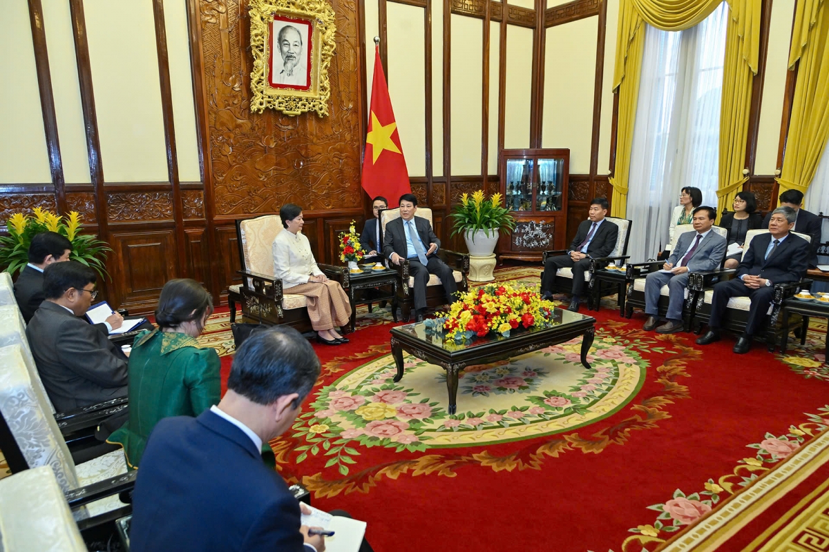 Toàn cảnh buổi tiếp