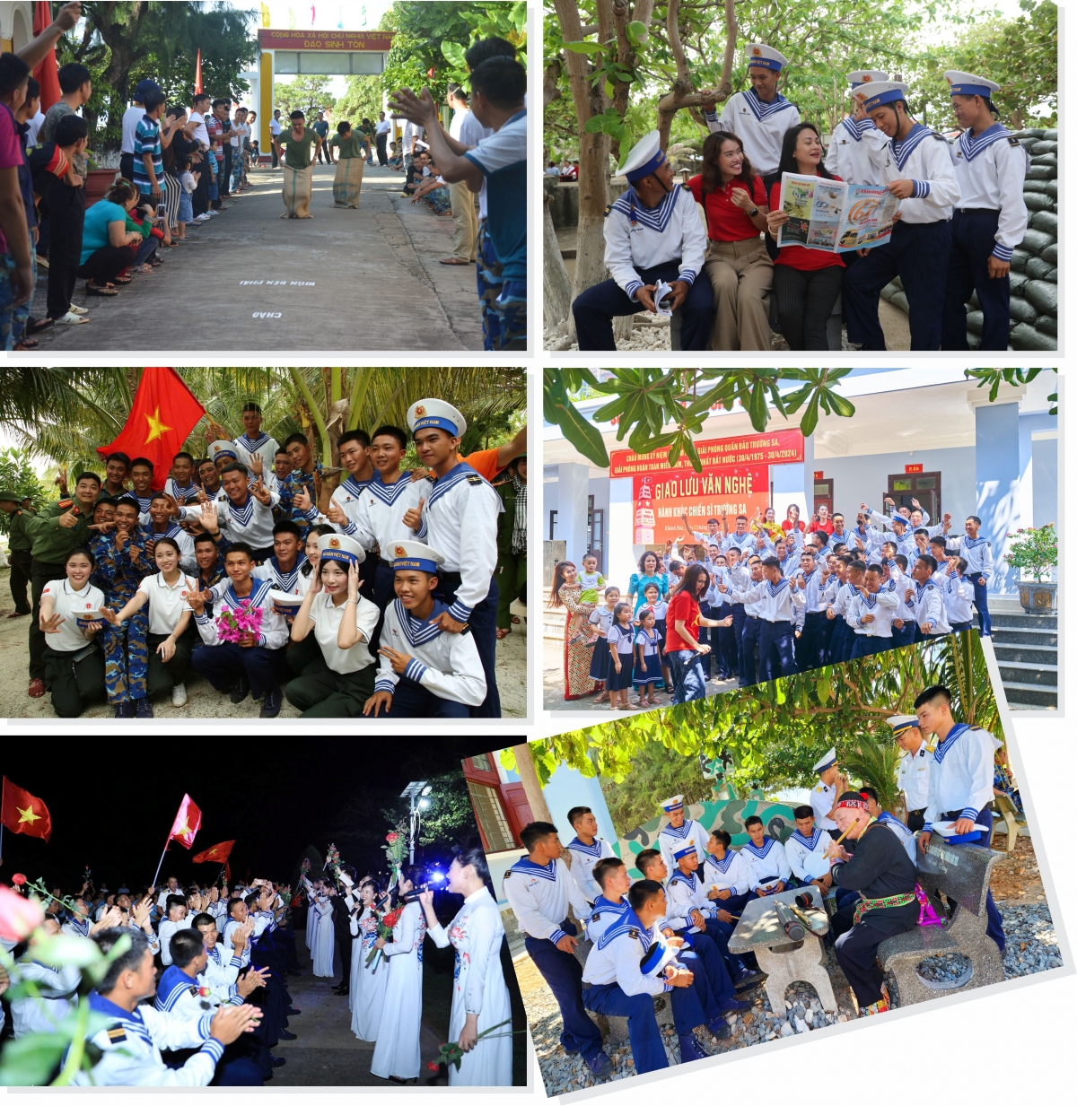 Hoạt động giao lưu văn hóa văn nghệ luôn được cán bộ, chiến sĩ và nhân dân Trường Sa hưởng ứng nhiệt tình, nhất là khi có các đoàn công tác ra thăm quần đảo