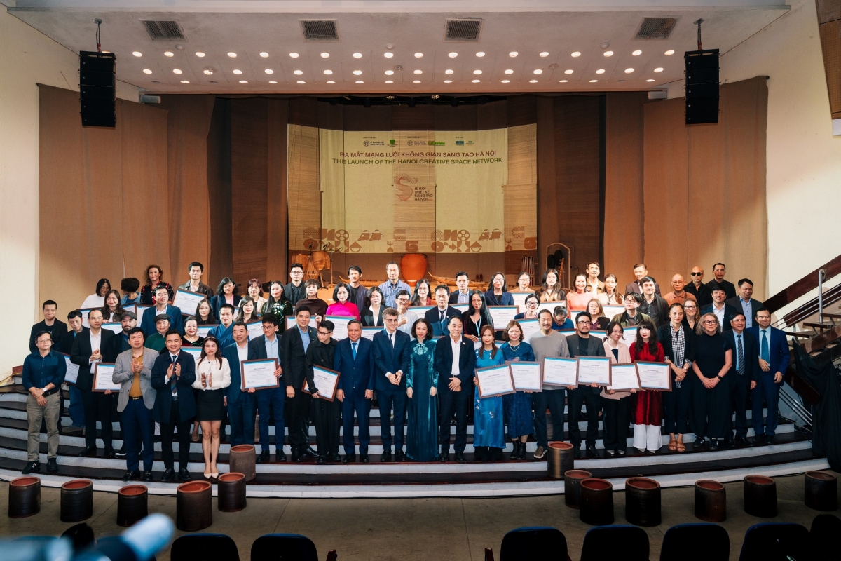 82 không gian sáng tạo được trao chứng nhận trong Lễ ra mắt Mạng lưới Không gian Văn hoá Sáng tạo