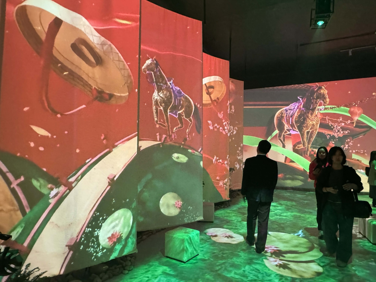 Không gian triển lãm thiết kế nhiều khu vực ấn tượng, độc đáo