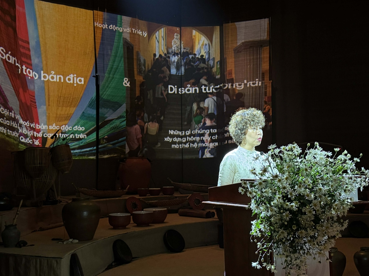 Bà Bùi Thị Thanh Hương, Phó tổng biên tập Tạp chí Kiến trúc thông tin định hướng của Lễ hội Thiết kế Sáng tạo 2026