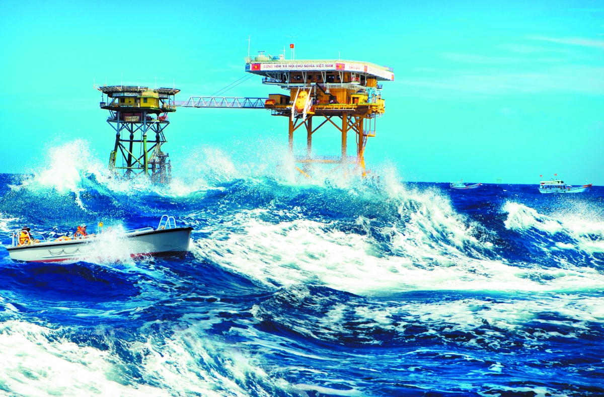 Nhà giàn trên thềm lục địa phía Nam