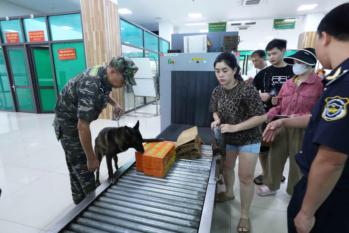 Hải quan khu vực VII tăng cường kiểm soát hàng hóa cuối năm tại Cửa khẩu Quốc tế Lào Cai