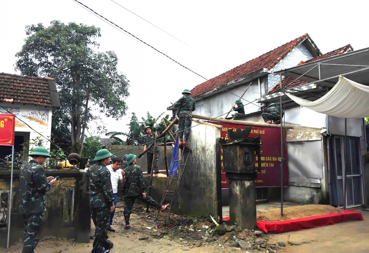 Khởi công xây mới nhà giúp người dân ở xã Lộc An, thành phố Huế