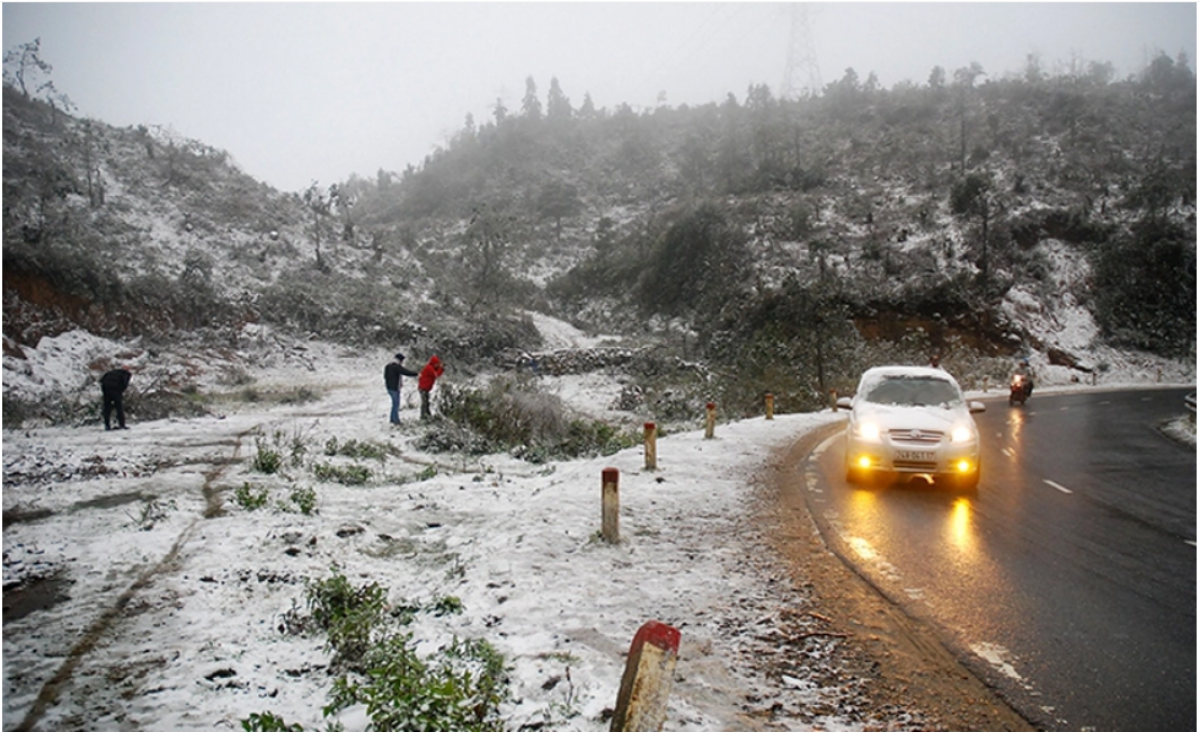 Hiện có một đợt không khí lạnh mạnh sẽ tràn xuống miền Bắc. Ảnh minh hoạ