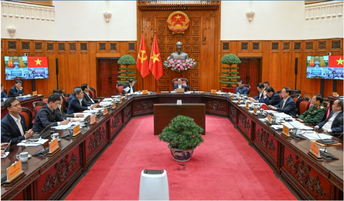 Thủ tướng Chính phủ Phạm Minh Chính chủ trì phiên họp Thường trực Chính phủ.