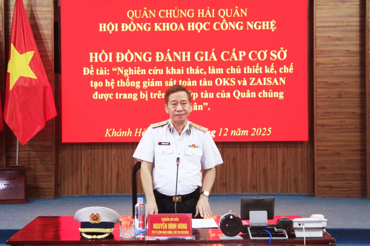 Chuẩn Đô đốc Nguyễn Đình Hùng kết luận