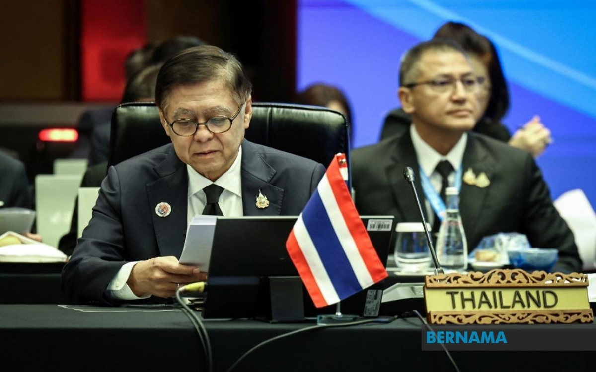 Bộ trưởng Ngoại giao Thái Lan tại cuộc họp - Nguồn Bernama