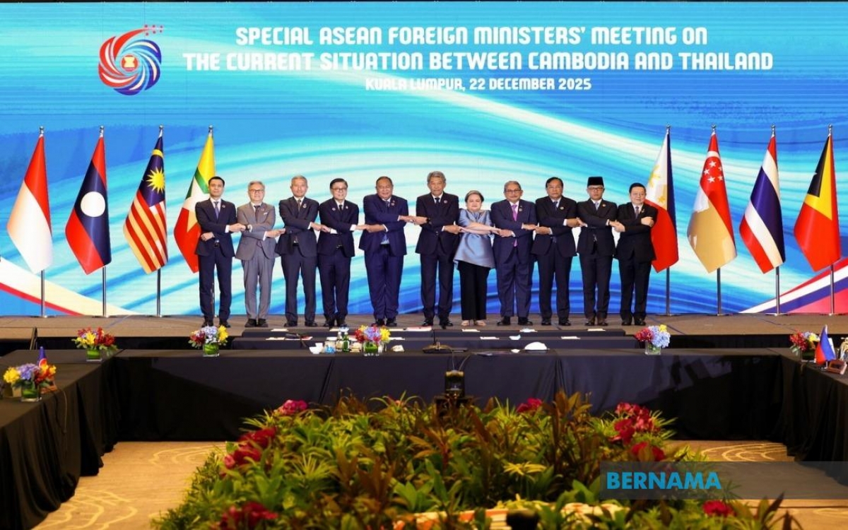 Cuộc họp đặc biệt Bộ trưởng Ngoại giao ASEAN về tình hình Thái Lan - Campuchia - Nguồn Bernama