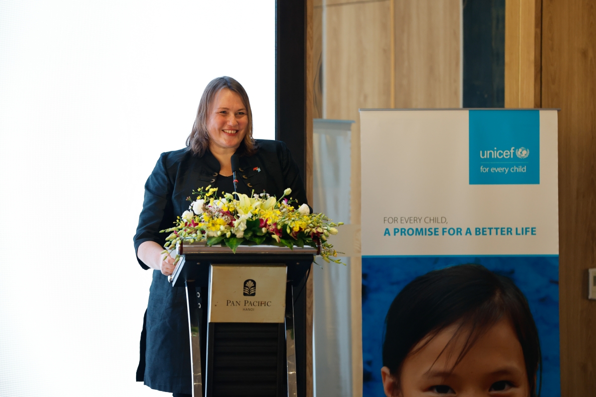 Bà Kendra Rinas, Trưởng Phái đoàn IOM tại Việt Nam. (Ảnh: IOM)