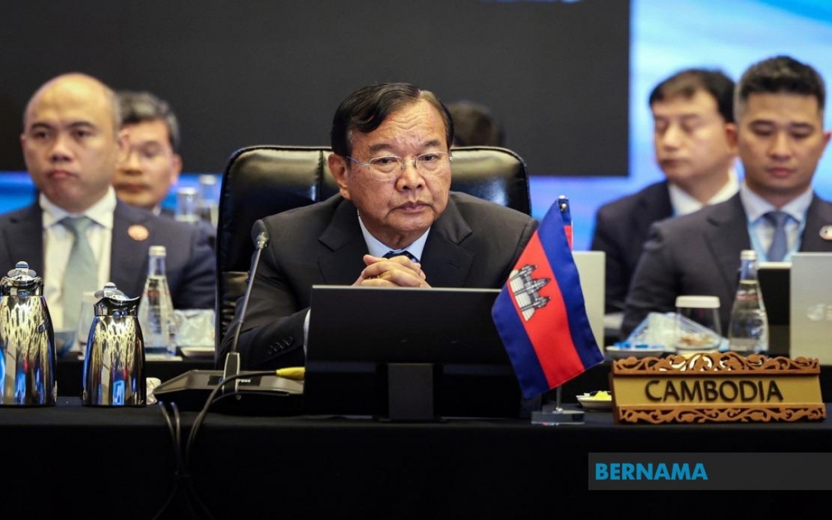 Phó Thủ tướng, Bộ trưởng Ngoại giao Campuchia tại cuộc họp - Nguồn Bernama