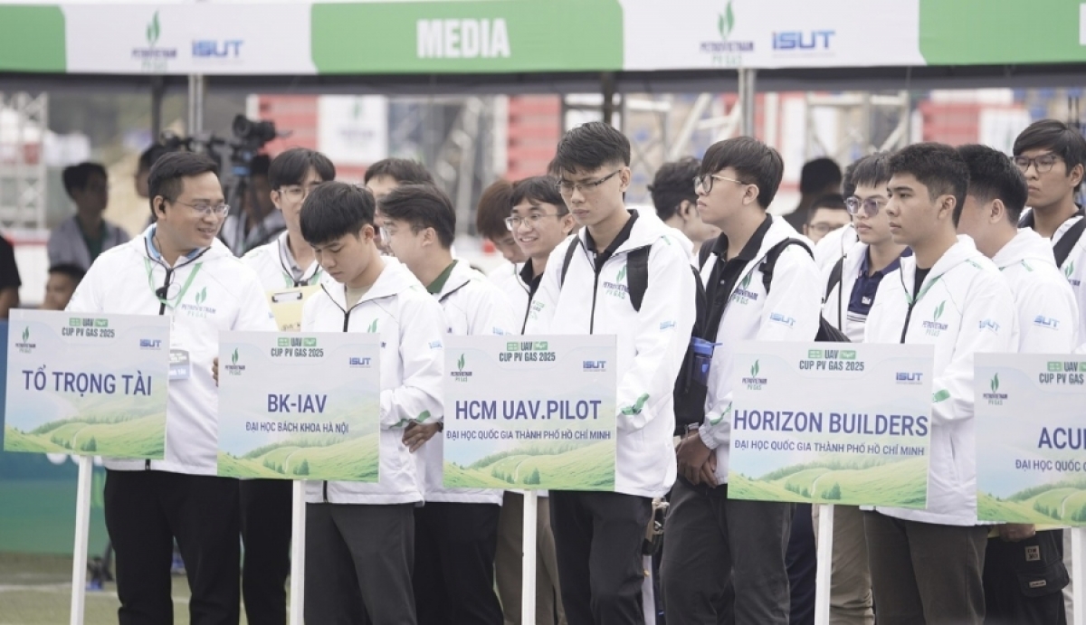 Lễ khai mạc Cuộc thi Sáng tạo UAV Cup PV GAS 2025 với chủ đề “Vùng trời quê hương”