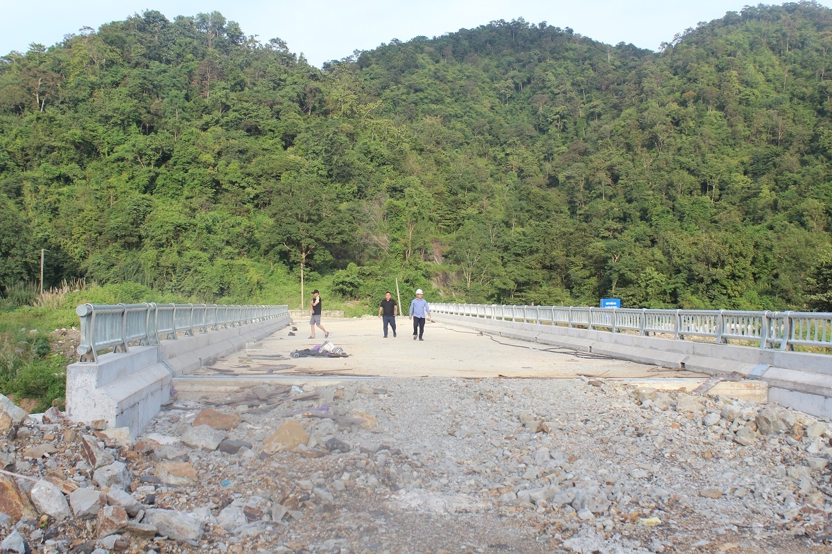 Cầu Đại Ninh cơ bản hoàn thành.